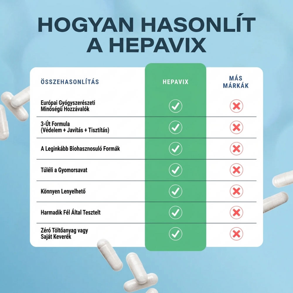 Hepavix — Májtámogatás magas hatóanyagtartalommal