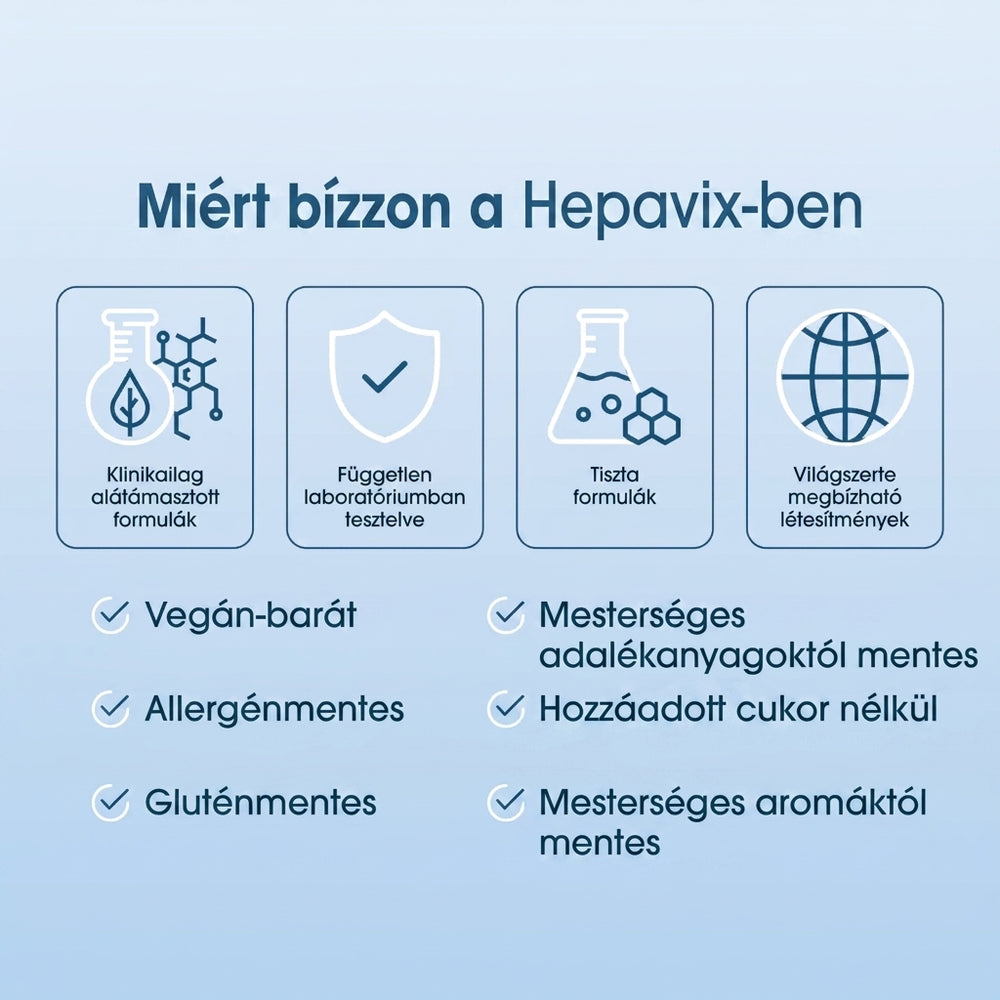 Hepavix — Májtámogatás magas hatóanyagtartalommal
